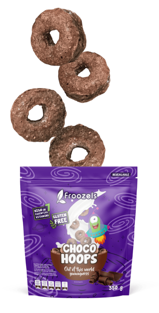 Froozles Cereal - Choco Hoops
