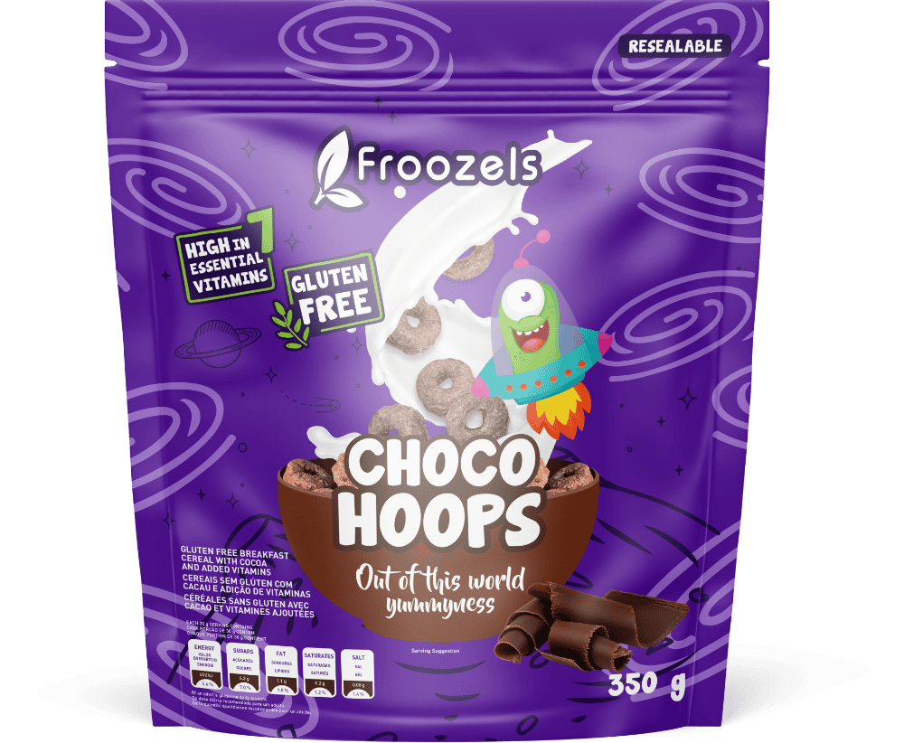 Froozles Cereal - Choco Hoops