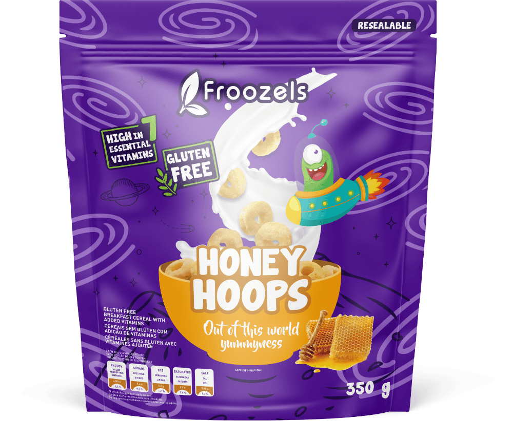 Froozles Cereal - Honey Hoops